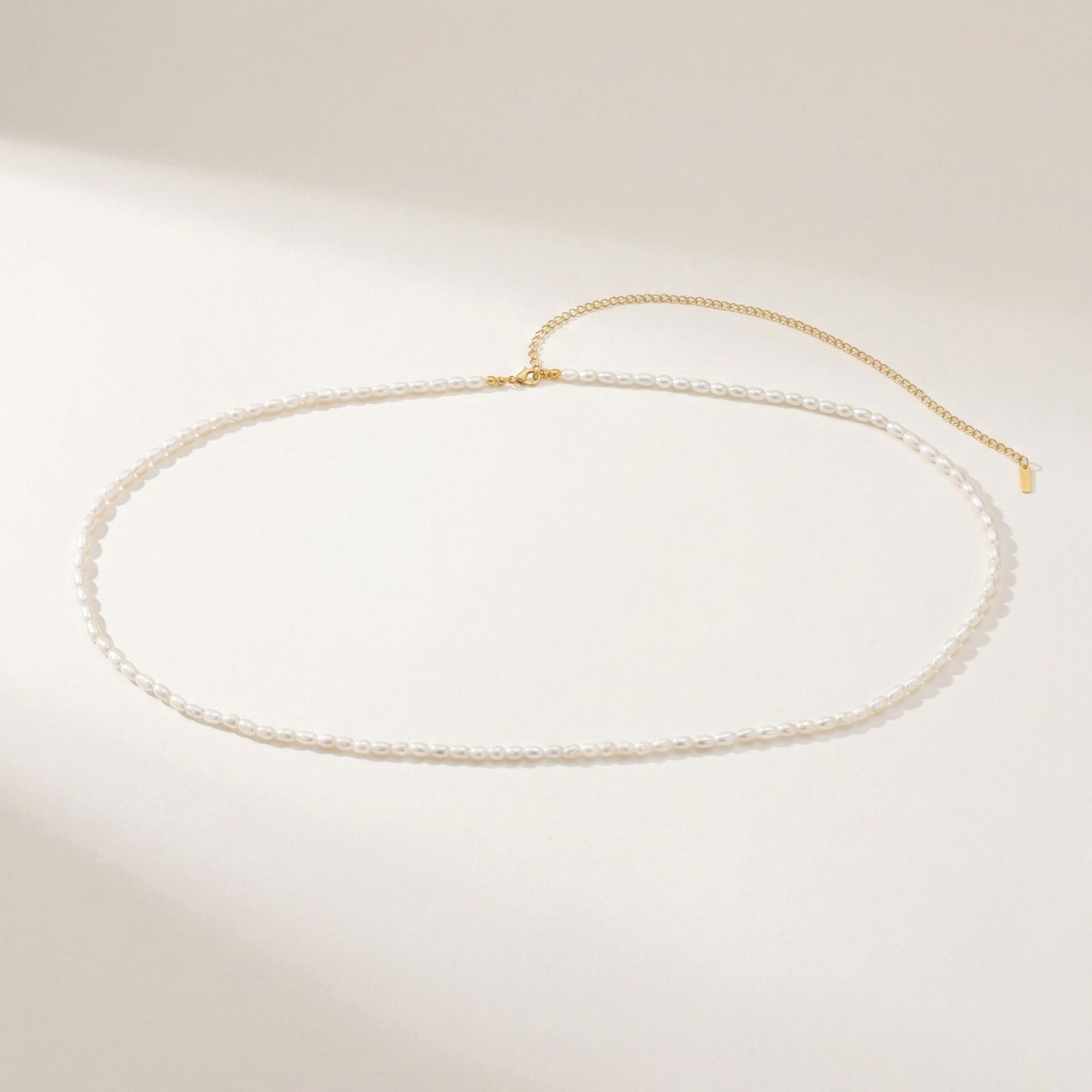 Scorpios Belly Chain 25-32" Adjustable length with 5mm Freshwater Pearls