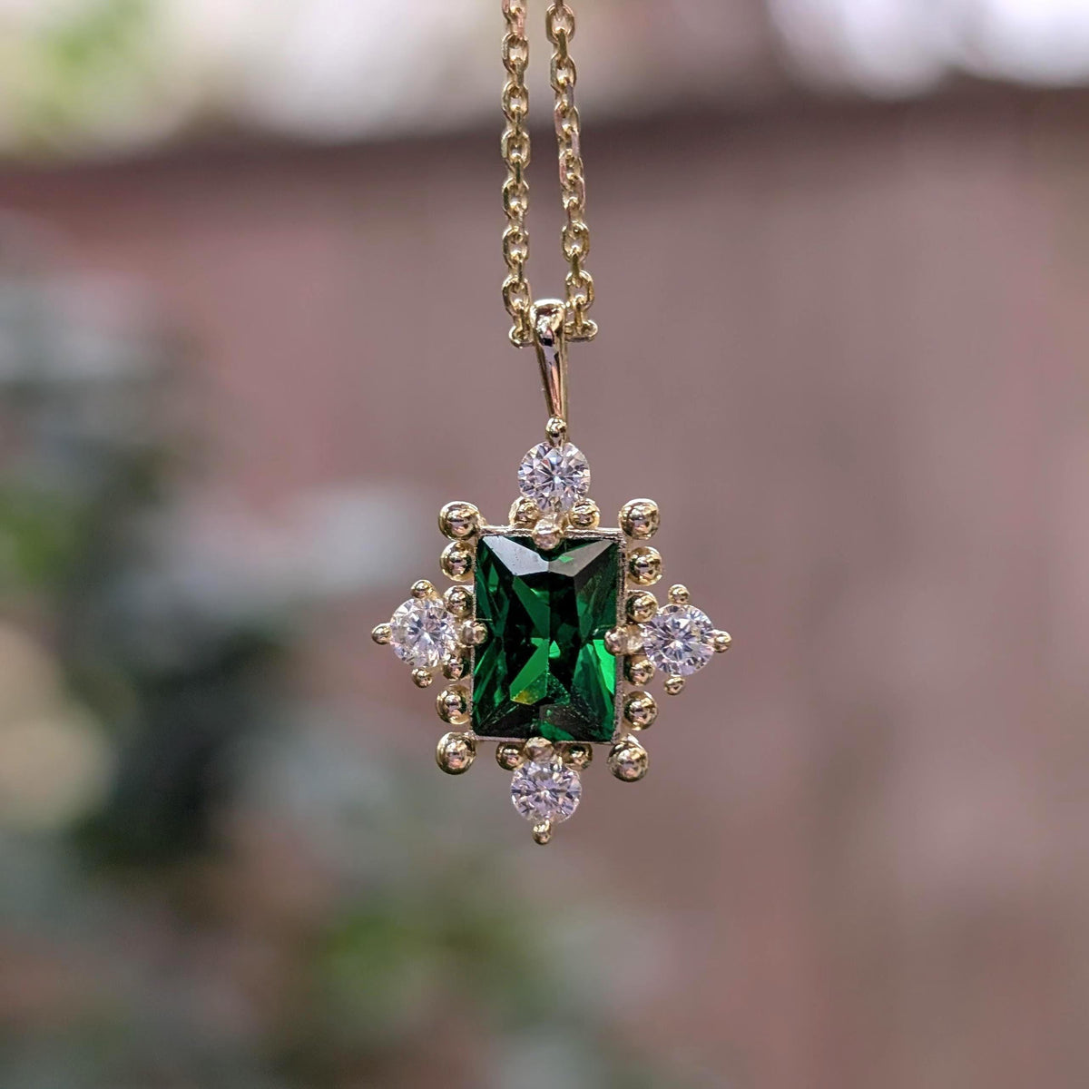 The Marielle - Emerald Necklace