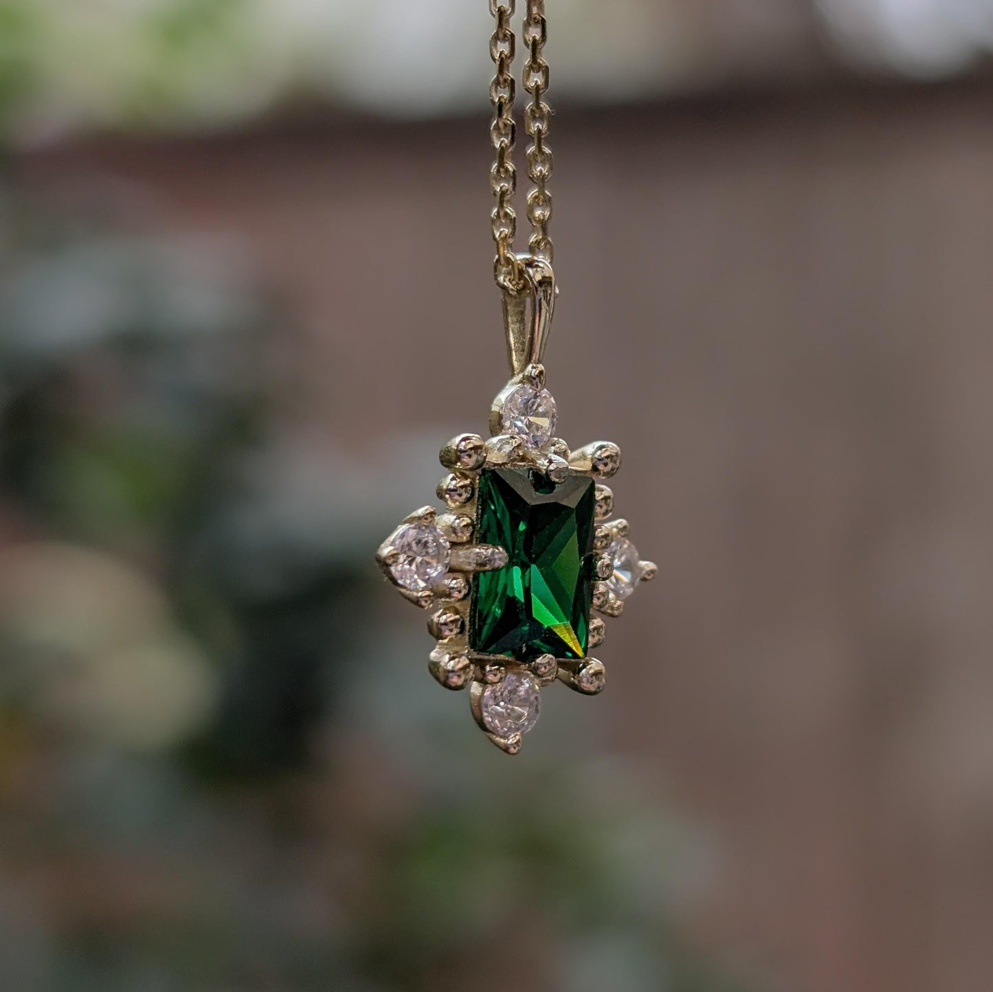 The Marielle - Emerald Necklace