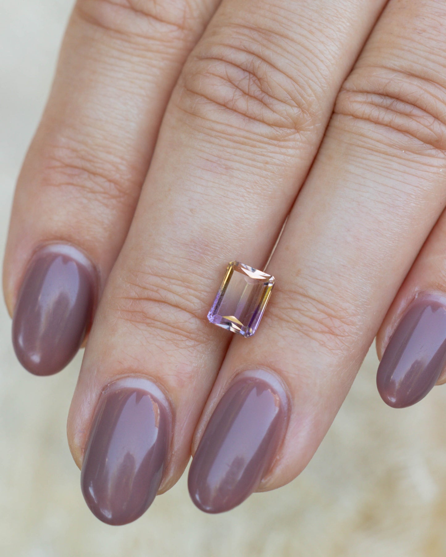 2ct 8x6mm Emerald Cut Ametrine