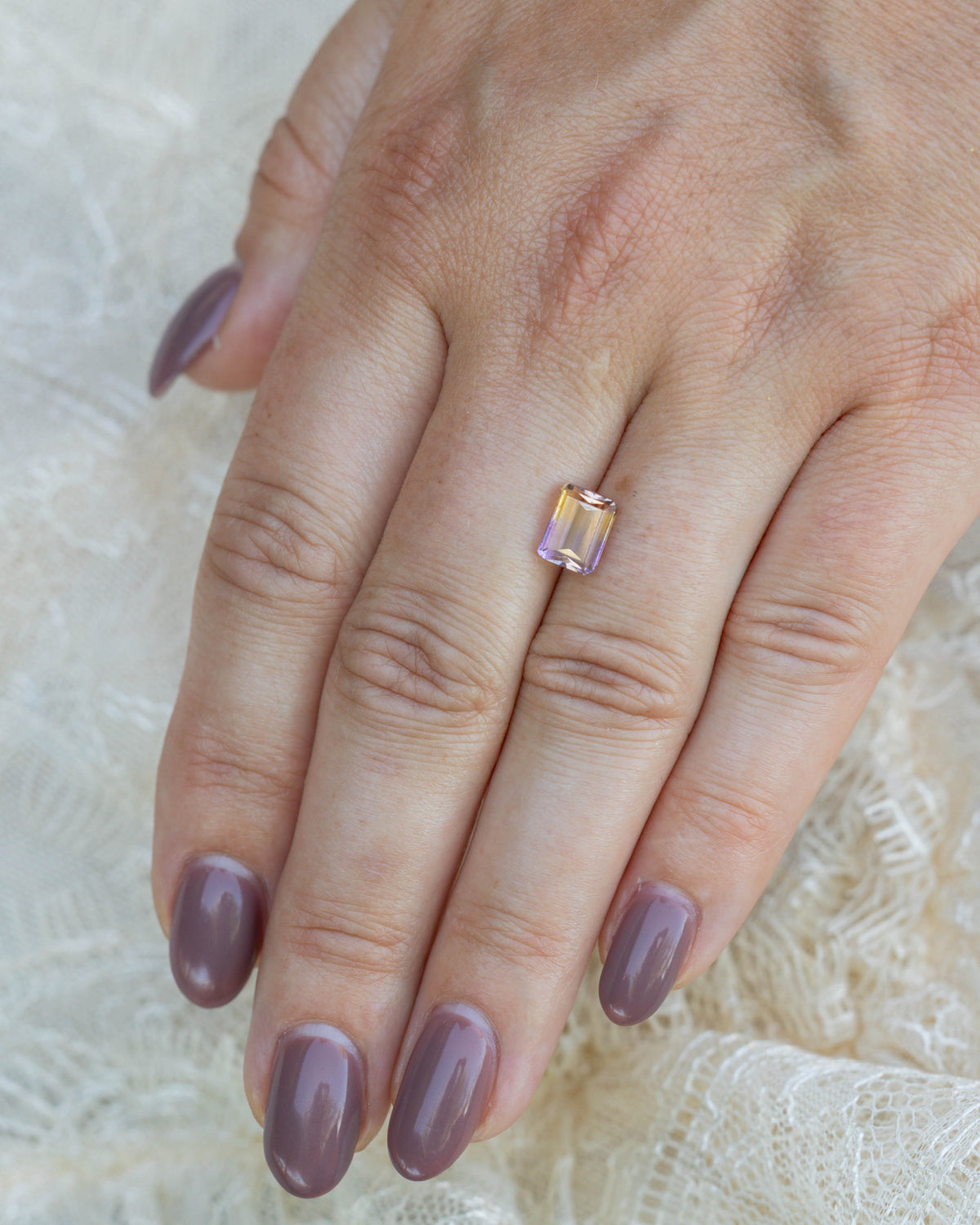 2ct 8x6mm Emerald Cut Ametrine
