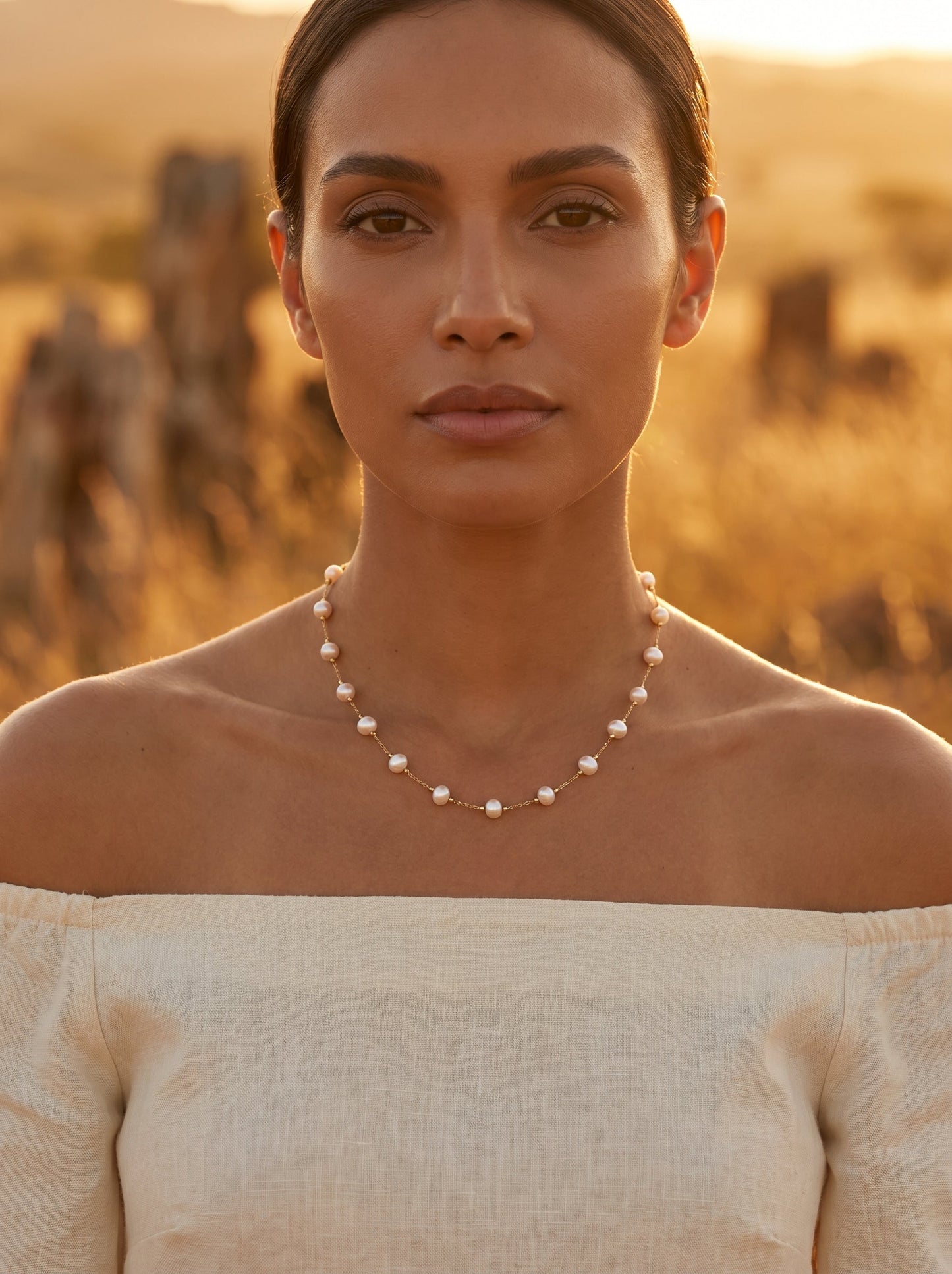 Collier Perles d'Eau Douce Lily | Style Boules Créoles – Univers Parisienne chic