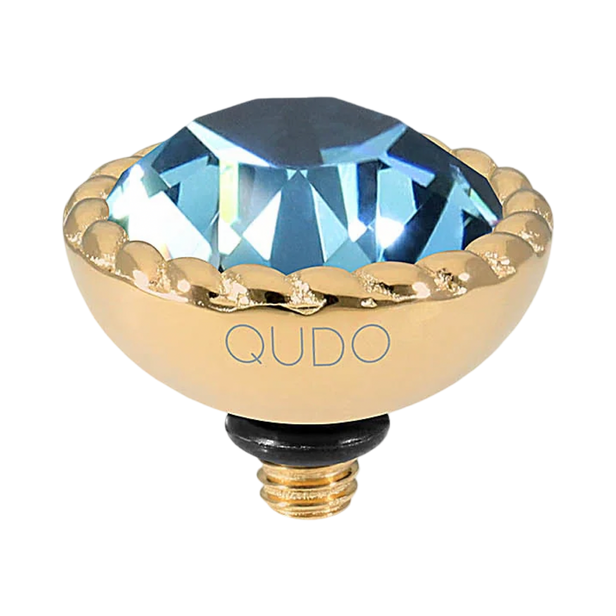 QUDO Bocconi Top Gold | Blue Crystal Collection