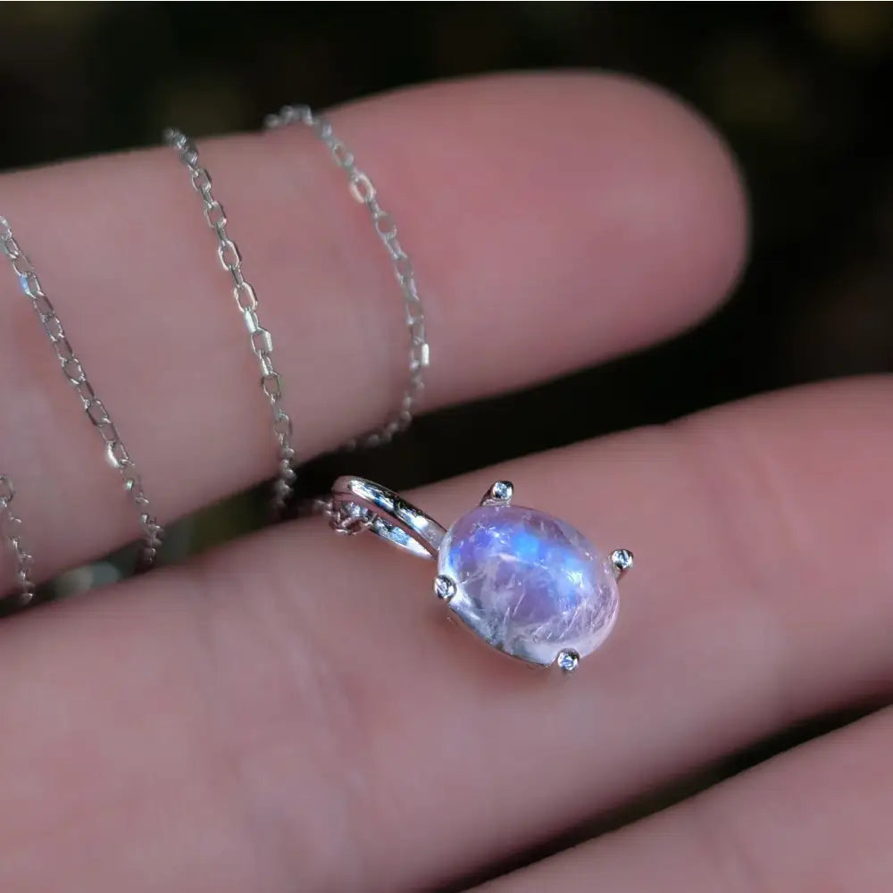 Moonstone Oval Necklace