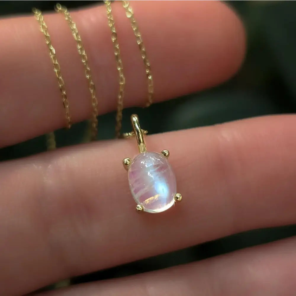 Moonstone Oval Necklace