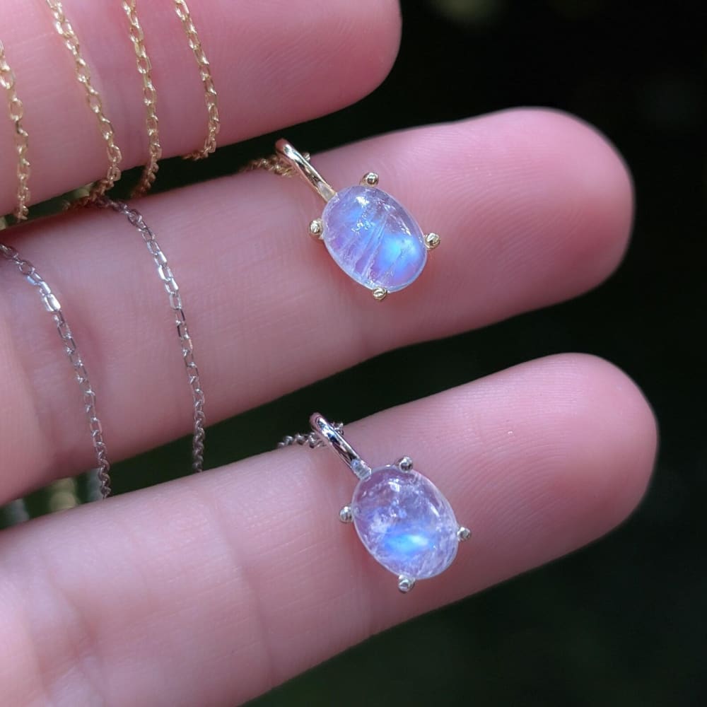 Moonstone Oval Necklace