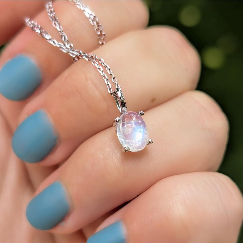 Moonstone Oval Necklace