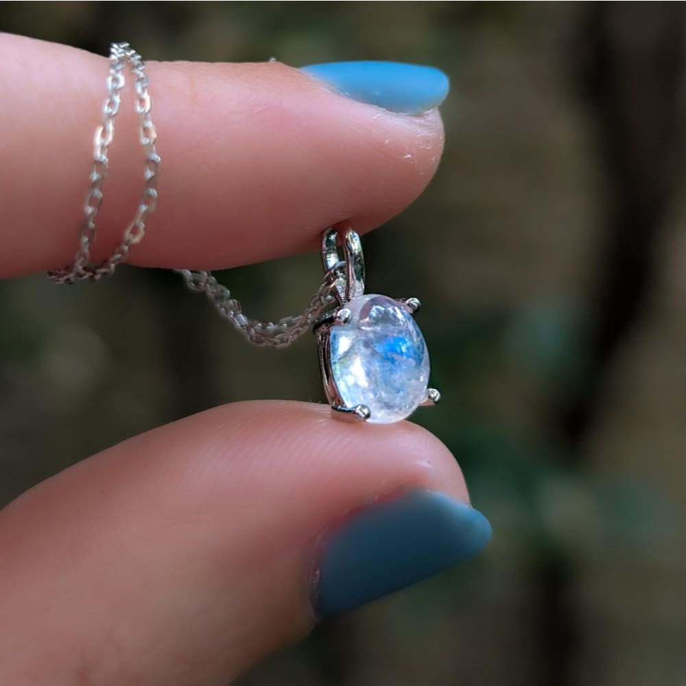 Moonstone Oval Necklace