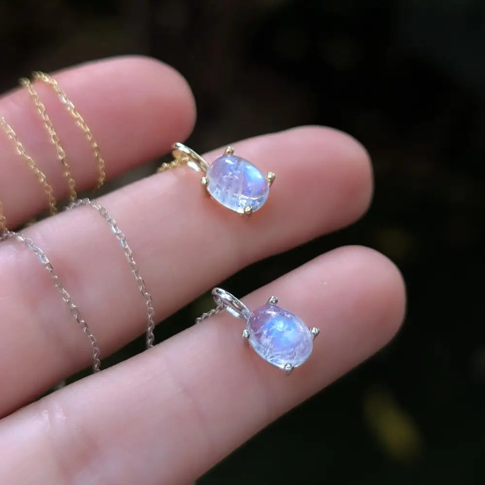 Moonstone Oval Necklace