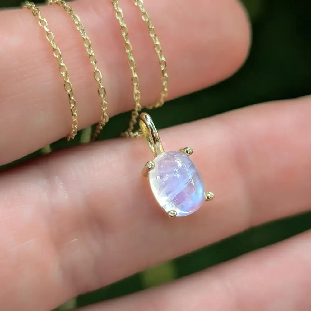 Moonstone Oval Necklace