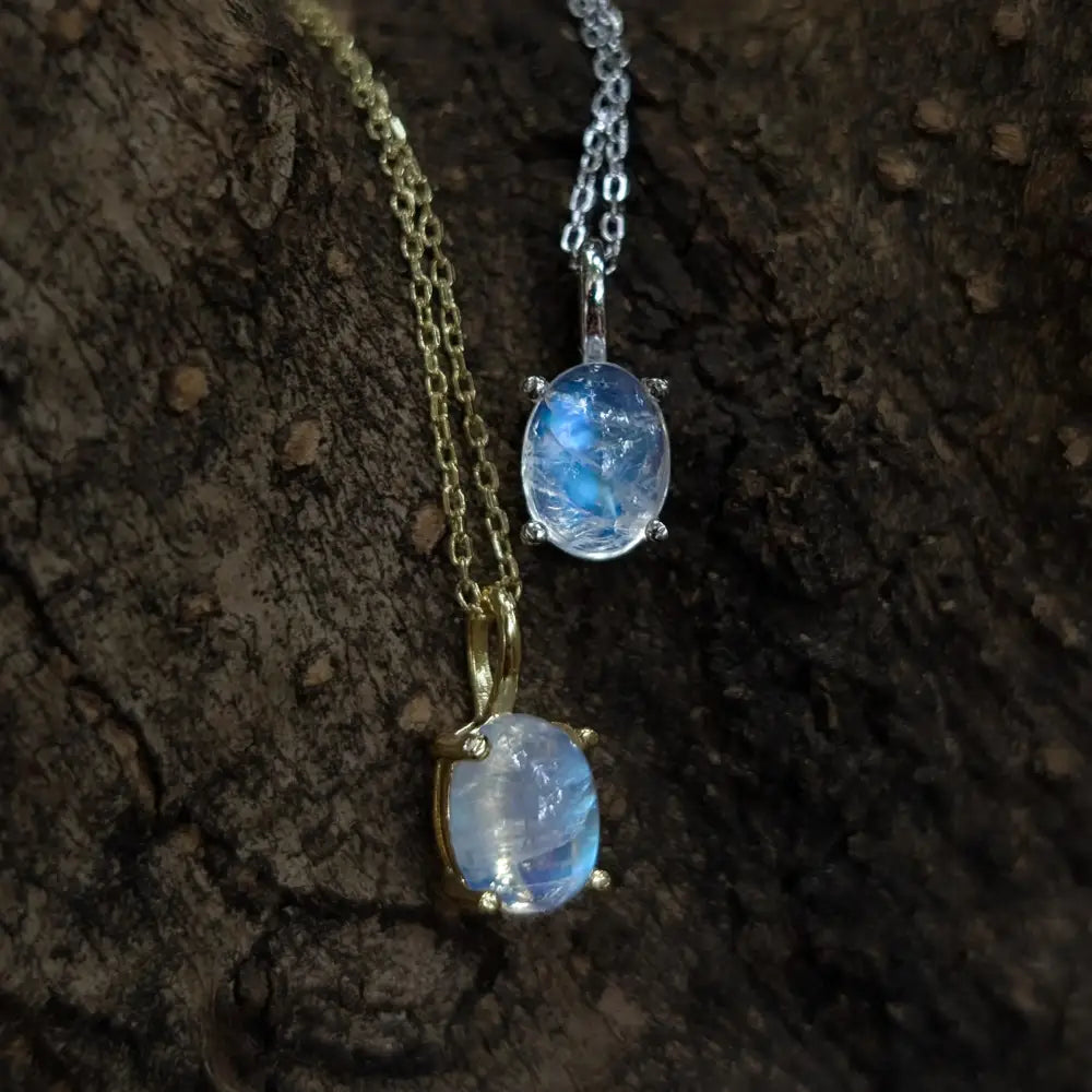 Moonstone Oval Necklace
