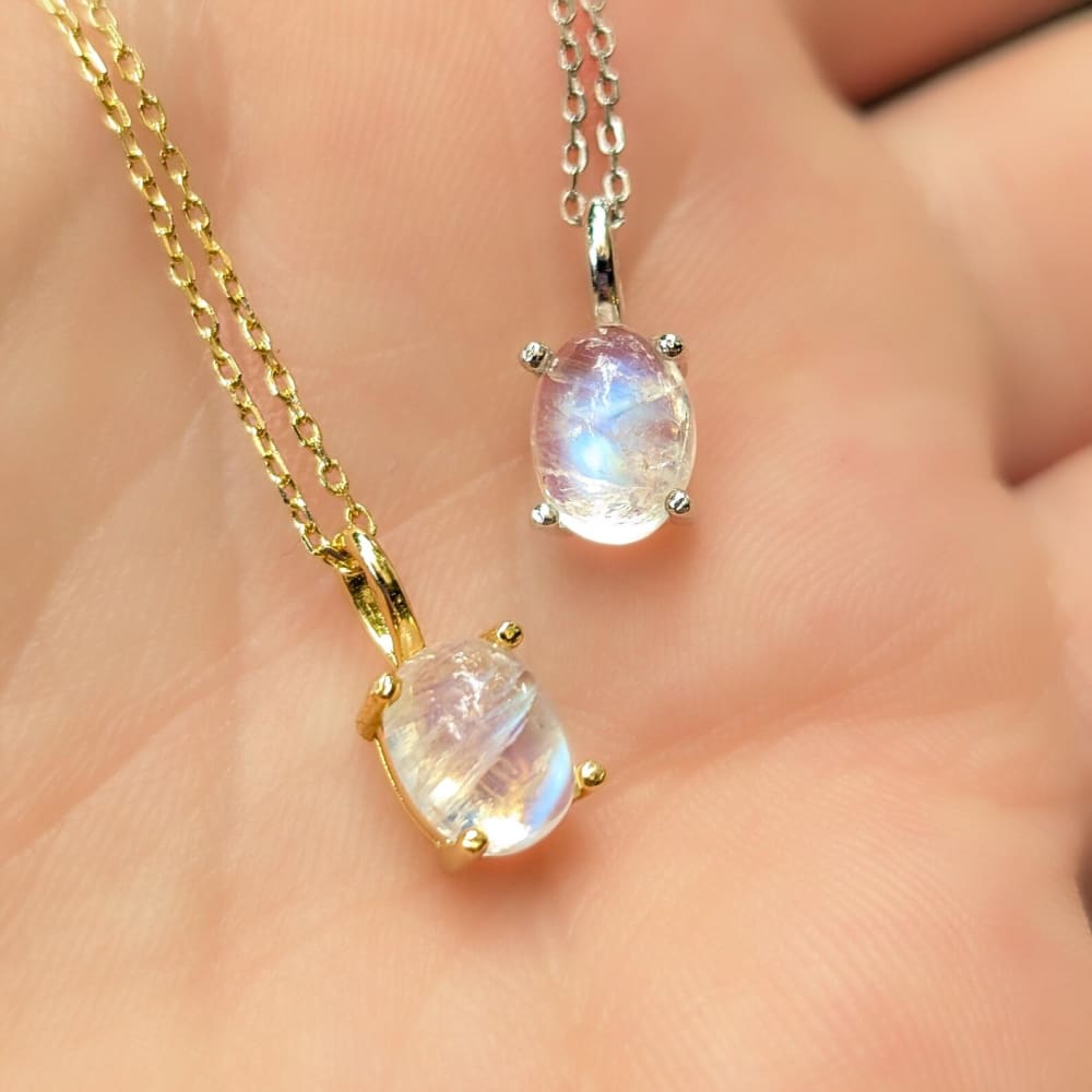 Moonstone Oval Necklace