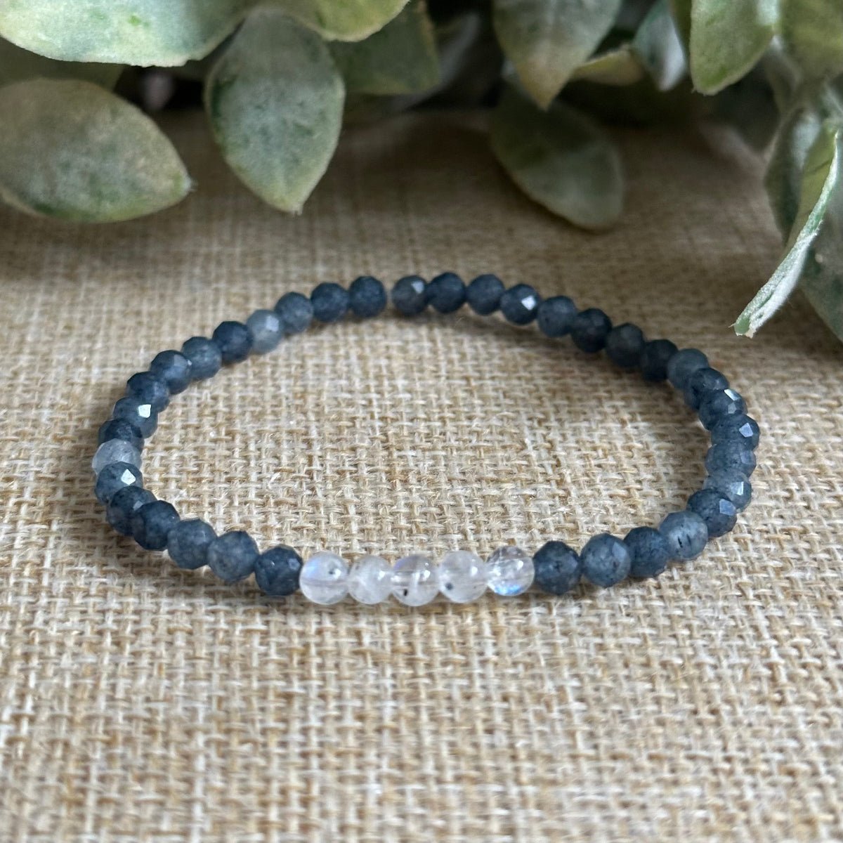 Moonstone & Sapphire (Tiny)