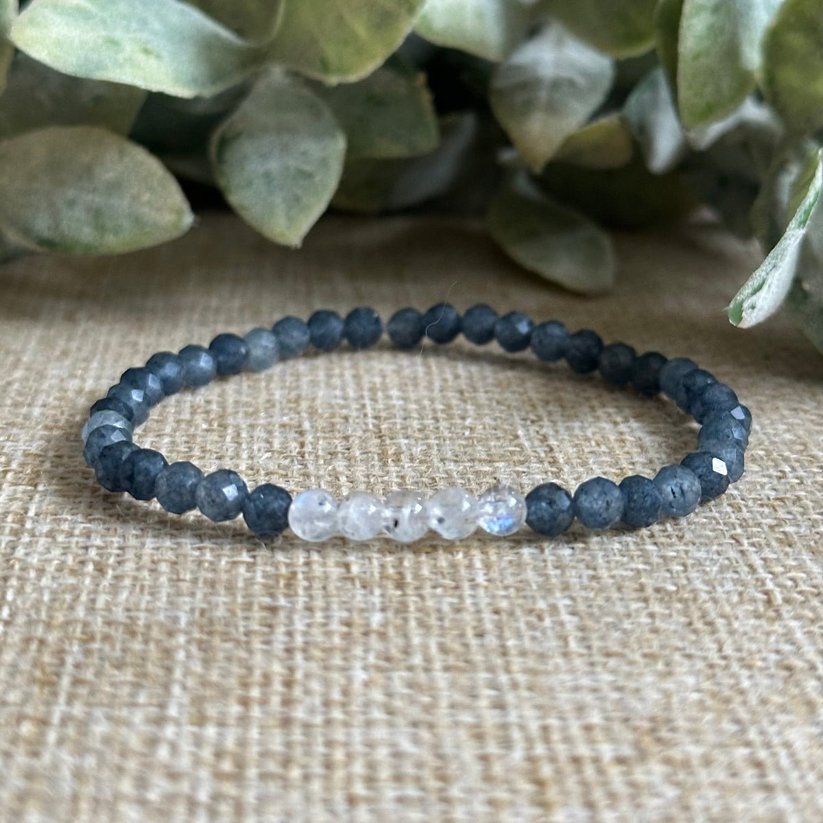 Moonstone & Sapphire (Tiny)
