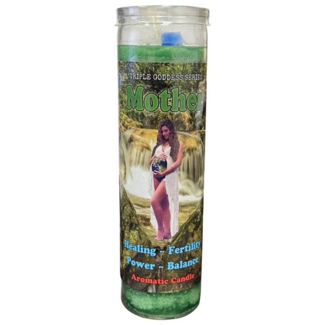 Mama Mojo Prepared Candle Triple Goddess