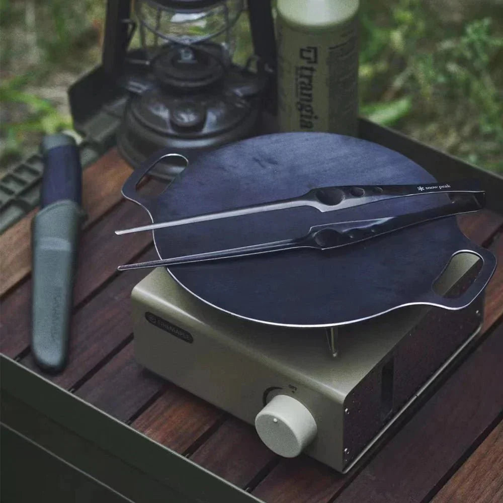 Multifunctional LAC BUTANE GAS STOVE & STAINLESS STEEL FRYPAN Set