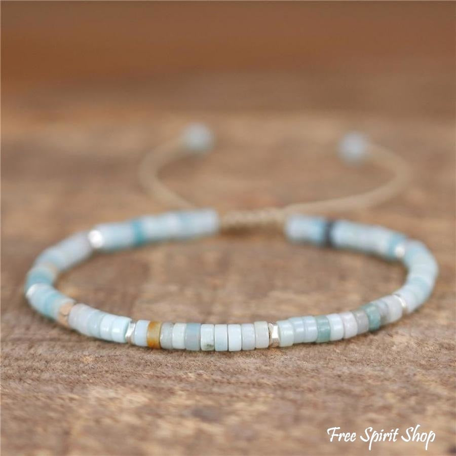 Natural Stone Boho Bead Bracelets