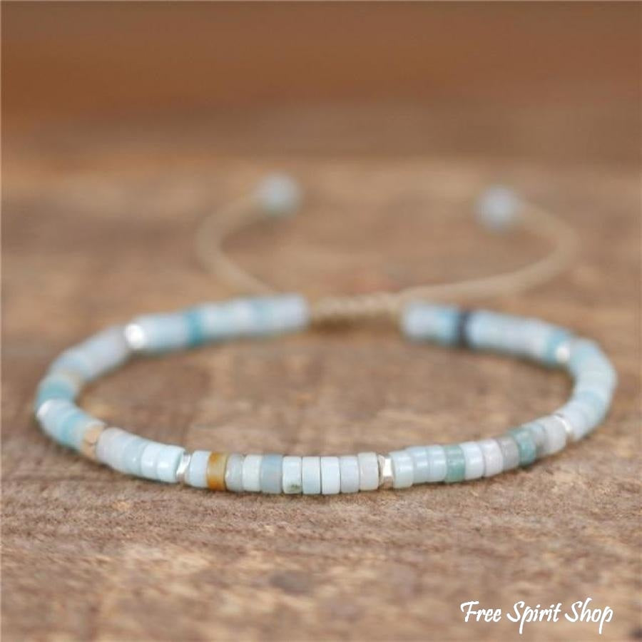 Natural Stone Boho Bead Bracelets