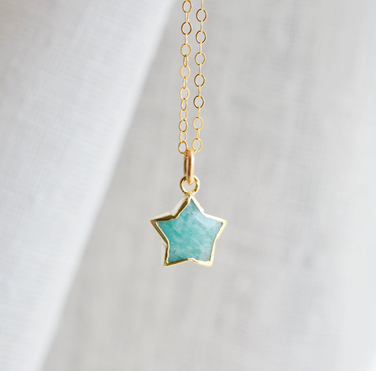Amazonite Stargazer Necklace