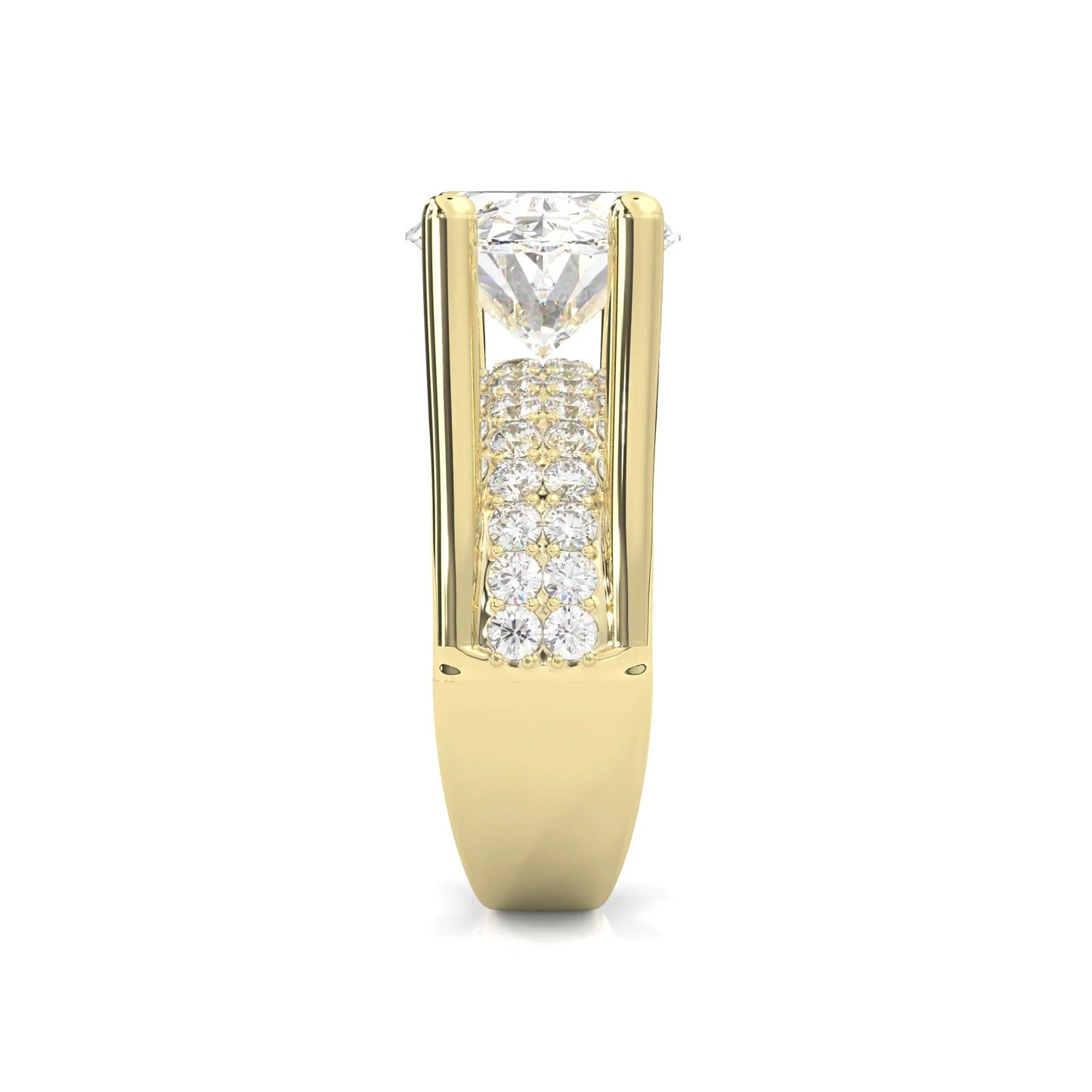 Solarii New Arrived 5.0ct Oval Cut Engagement Ring