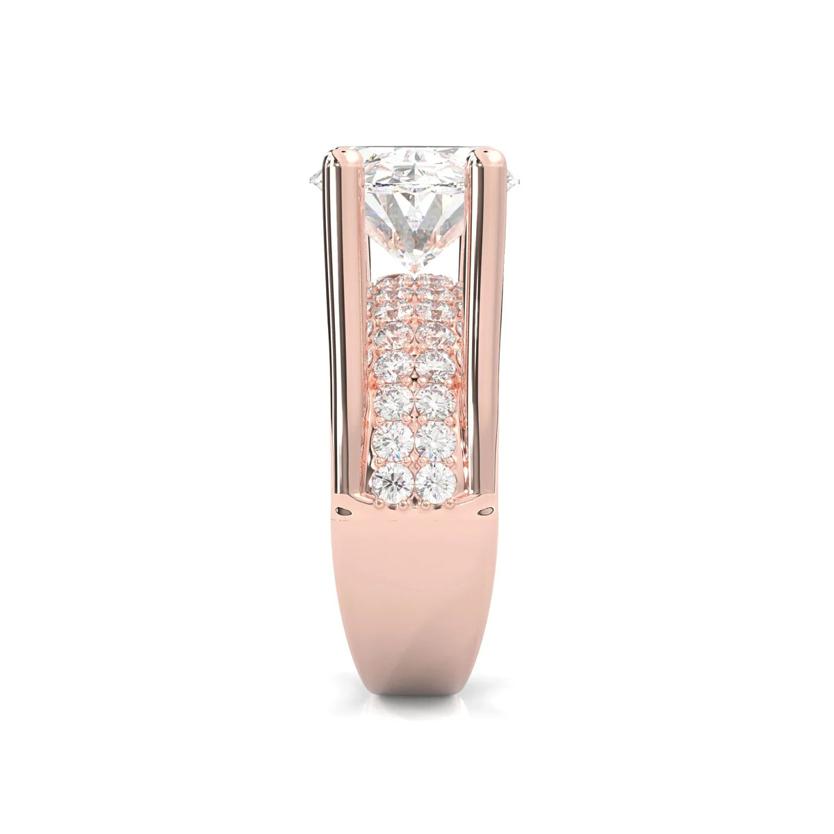 Solarii New Arrived 5.0ct Oval Cut Engagement Ring