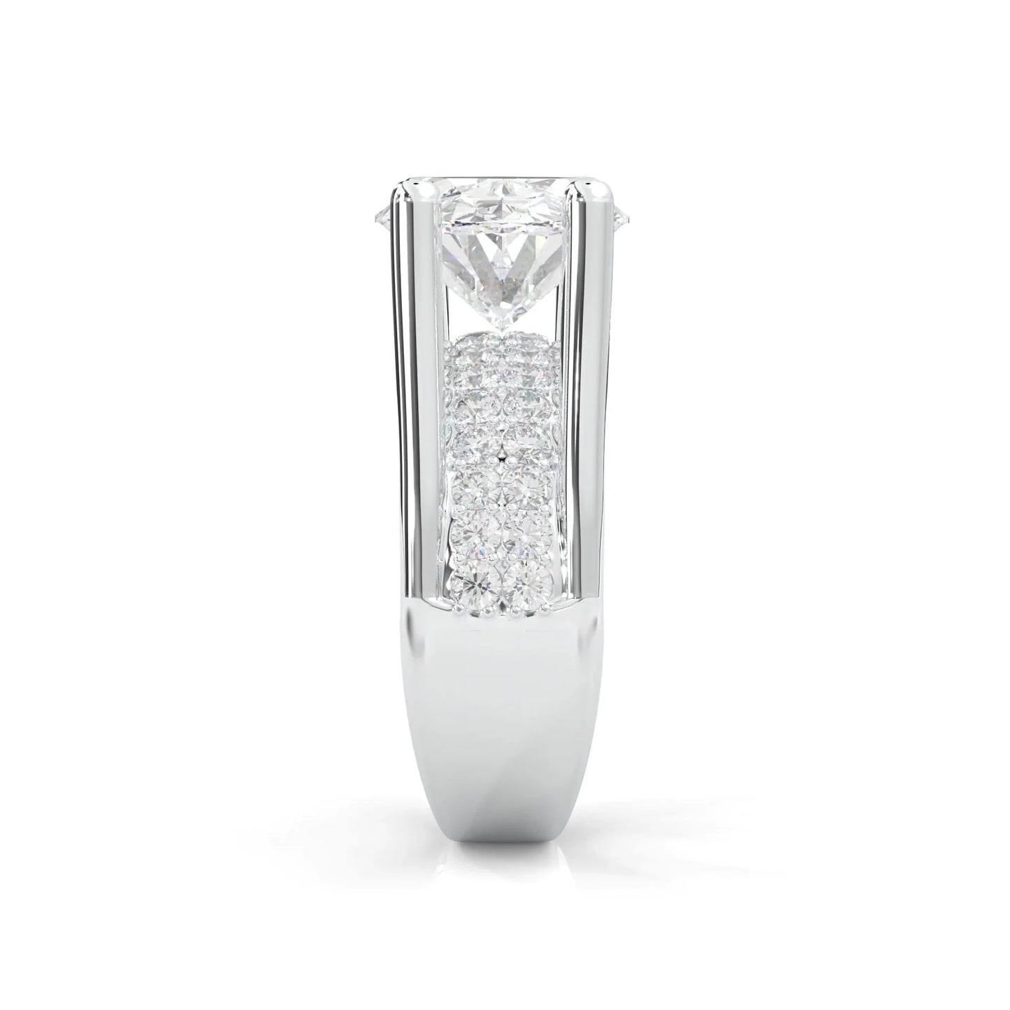 Solarii New Arrived 5.0ct Oval Cut Engagement Ring