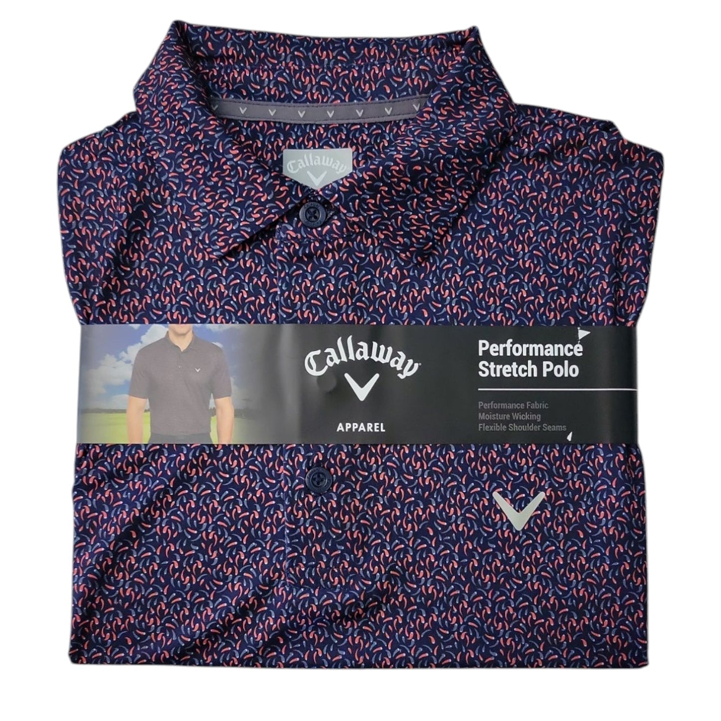Callaway Men's Moisture Wicking Performance Golf Polo