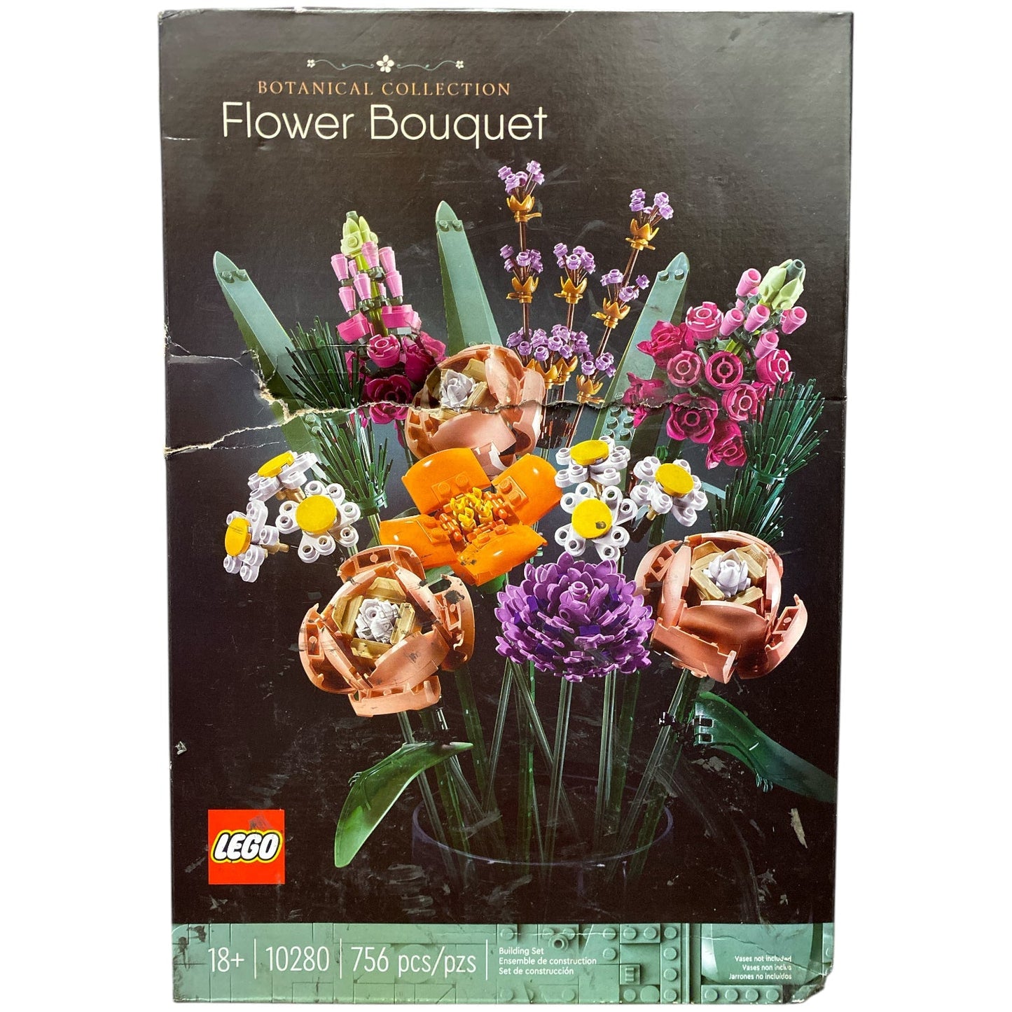 LEGO Icons Flower Bouquet Botanical Collection Building Set, 756 pcs, 10280
