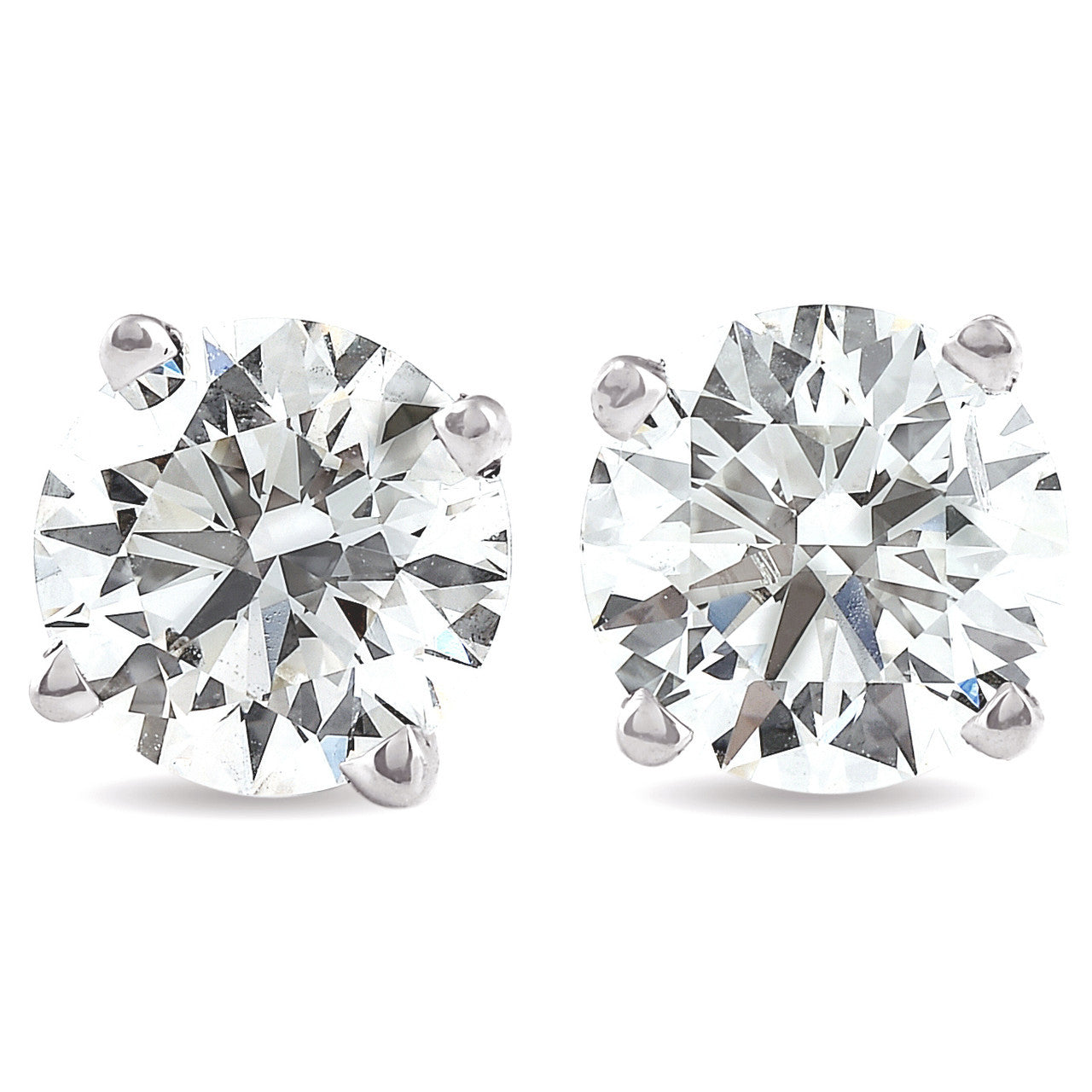 .25 - 1.00Ct Screw Back Diamond Studs Lab Grown Women's Earrings