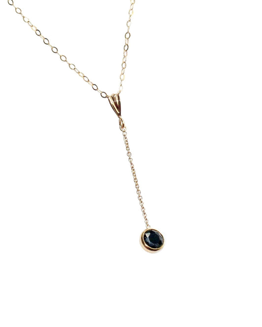 ONYX DROP NECKLACE