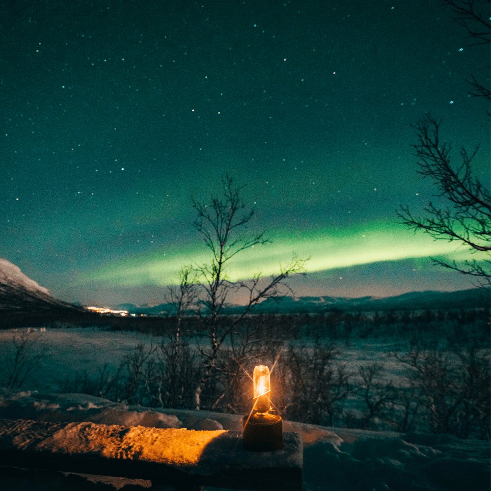 Orange Gas Lantern
