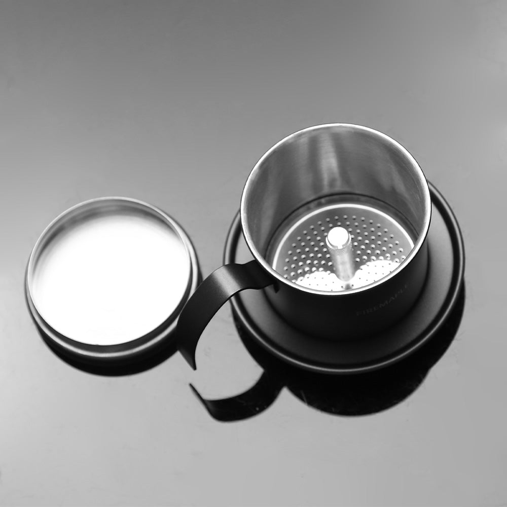 ORCA 600ML COFFEE KETTLE & MAKER & Orange Gas lantern SET