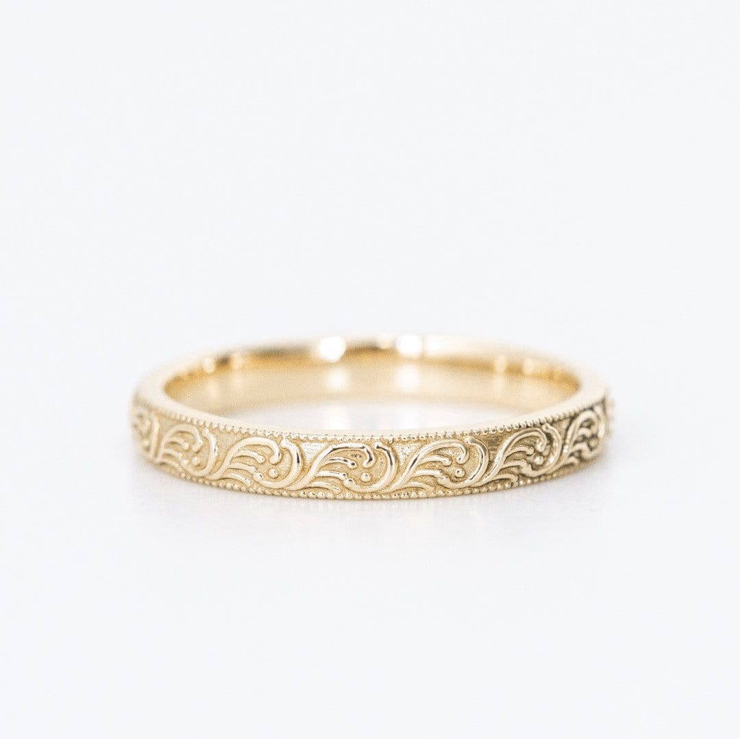 Patterned Wedding Ring