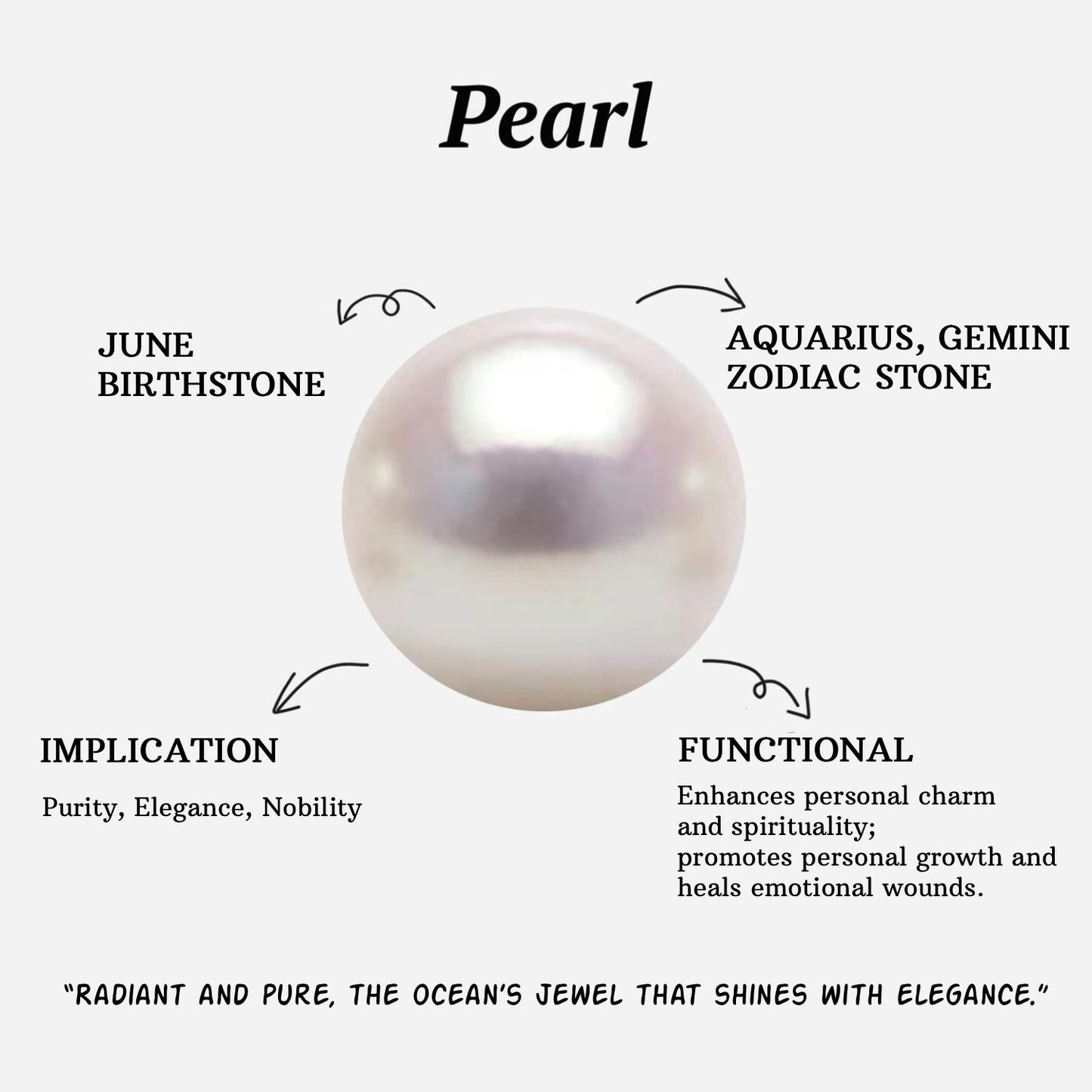 Round Cut Pearl Spirit Snake Unique Necklace