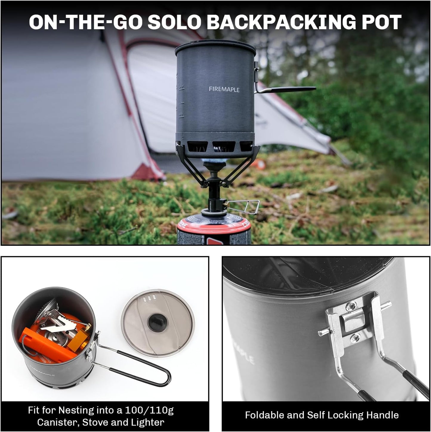 Petrel Ultralight Pot with heat exchanger 600ml