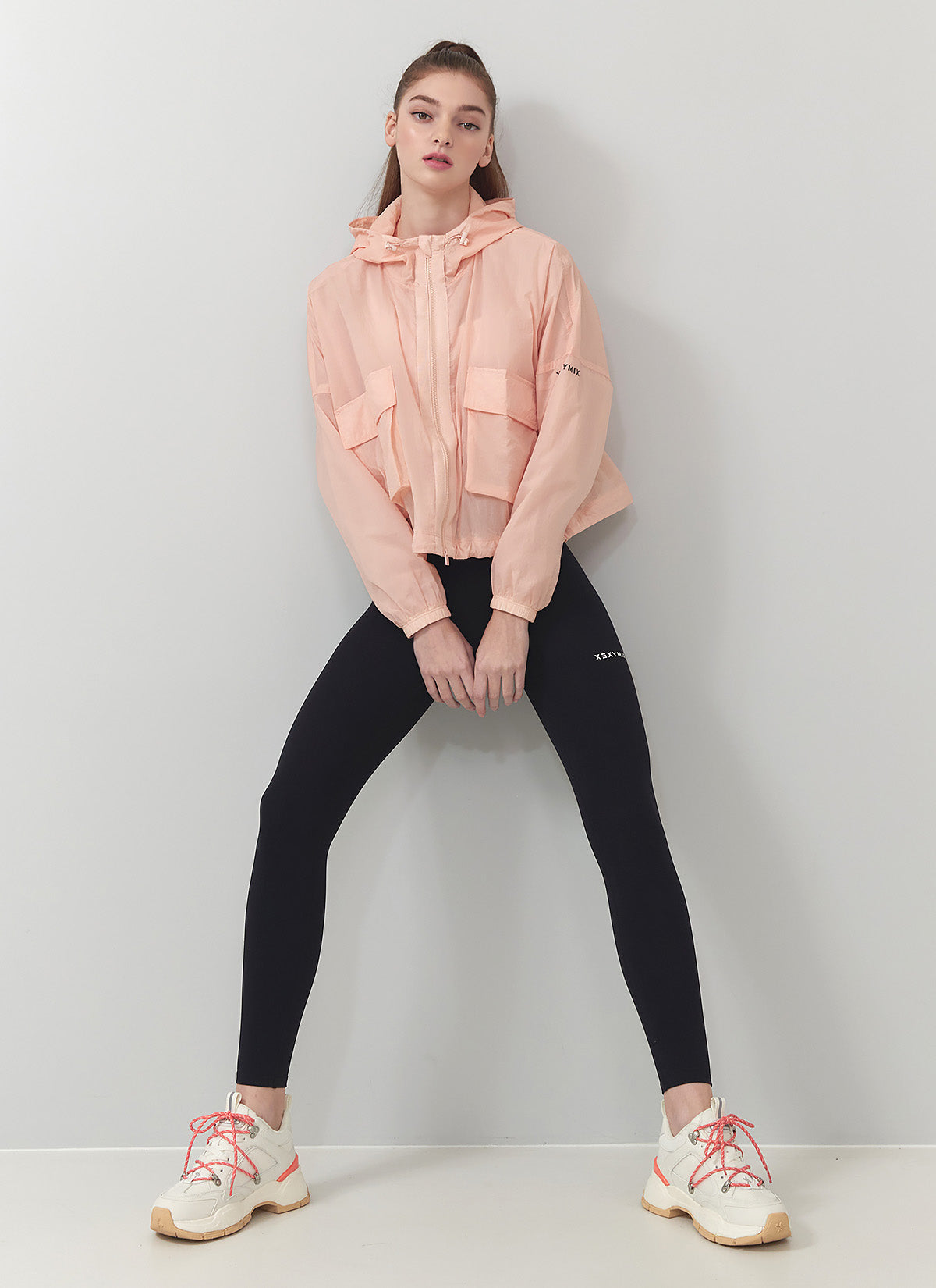 Crop Hood 2-Way Windbreaker