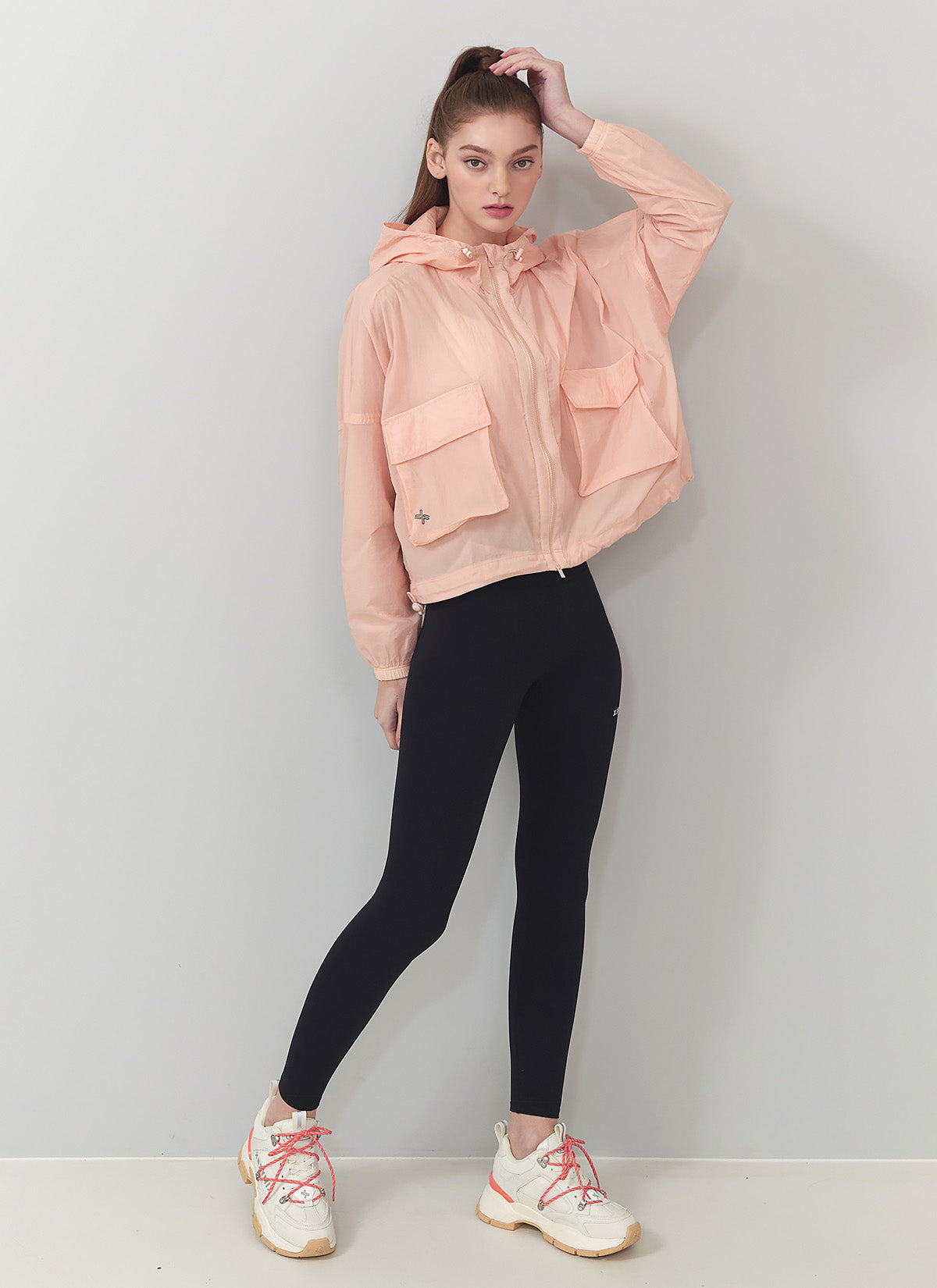Crop Hood 2-Way Windbreaker