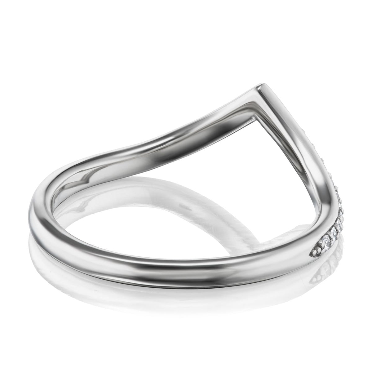 ・CHEVRON・Smooth Finish, Canadian or Lab-Grown Diamonds