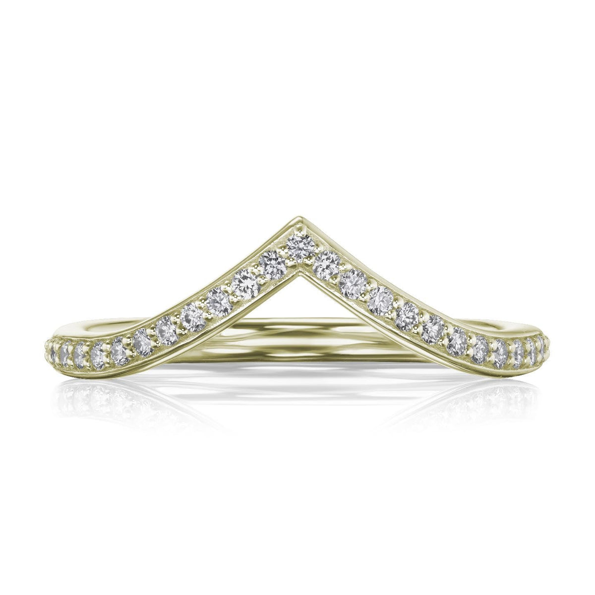 ・CHEVRON・Smooth Finish, Canadian or Lab-Grown Diamonds