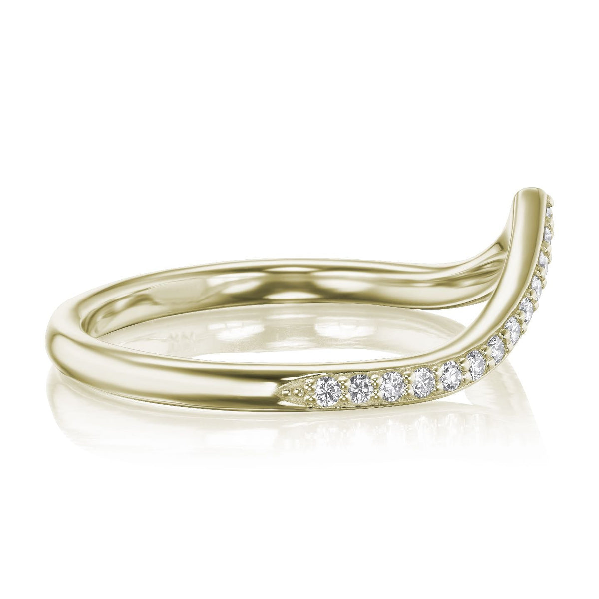 ・CHEVRON・Smooth Finish, Canadian or Lab-Grown Diamonds