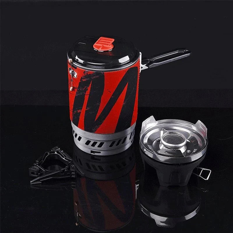 POLARIS COOKING SYSTEM & ORANGE GAS LANTERN SET