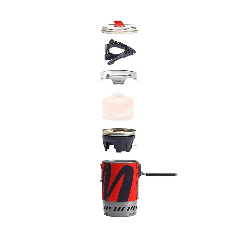 POLARIS COOKING SYSTEM & ORANGE GAS LANTERN SET