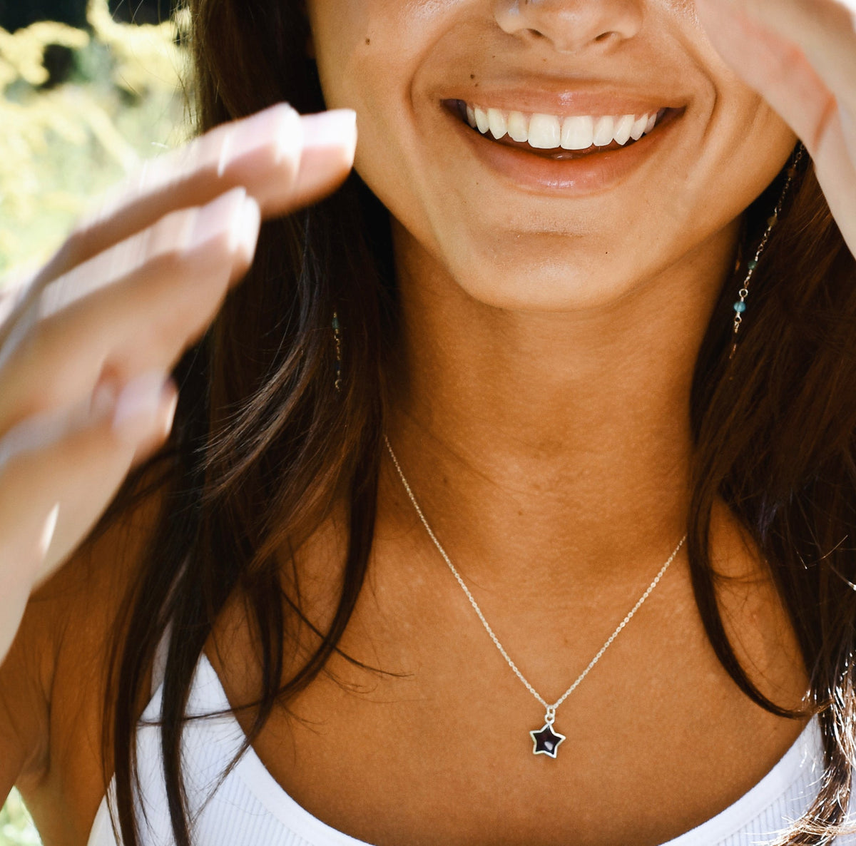 Stargazer Necklace: Amethyst