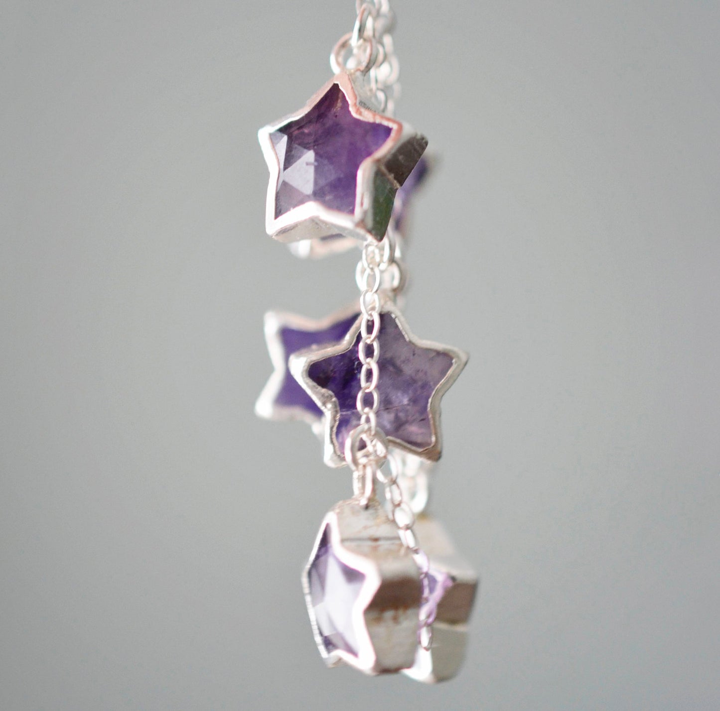 Amethyst Stargazer Earrings