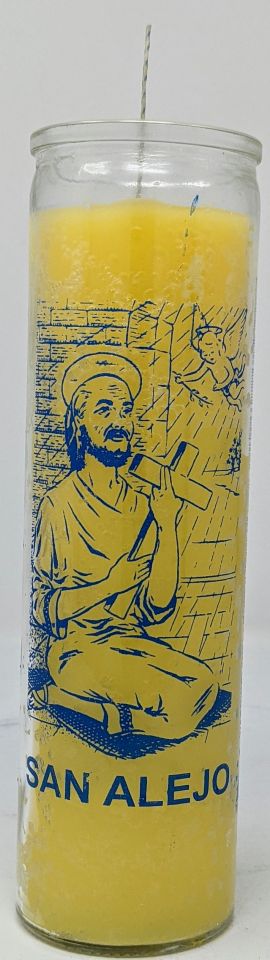 St. Alex 7 Day Candle, Yellow