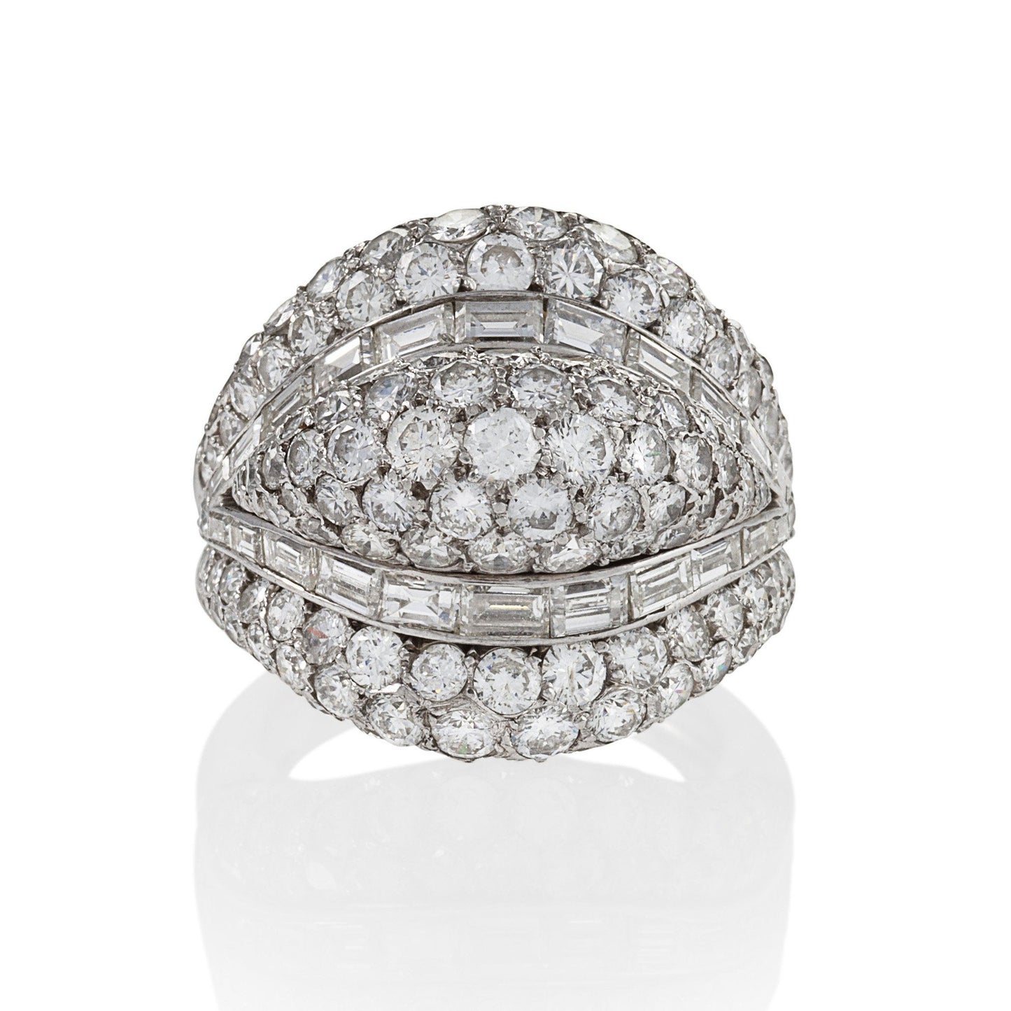 Van Cleef & Arpels Diamond Bombé Ring