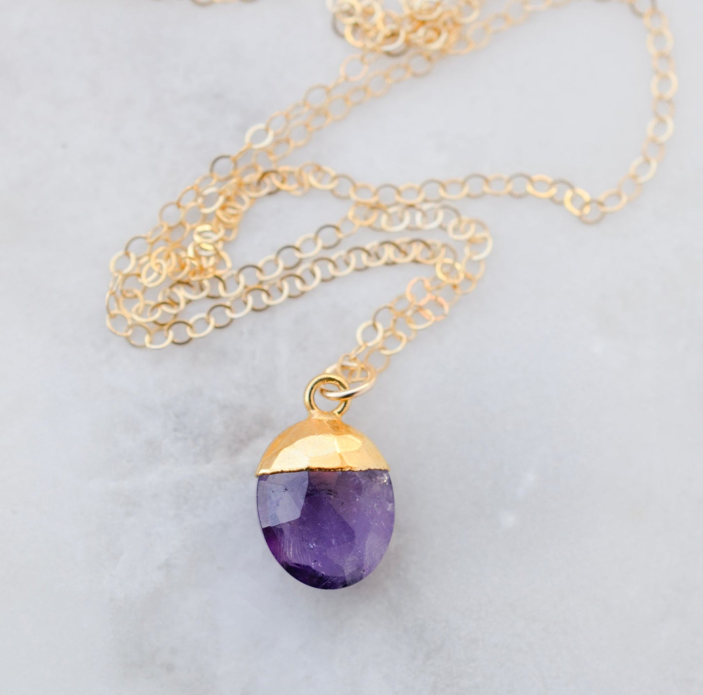 Violetta Necklace: Amethyst