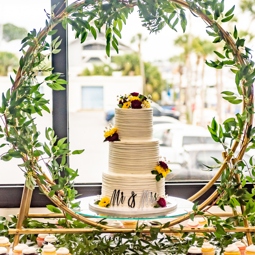 Traditional Buttercream Wedding Cake