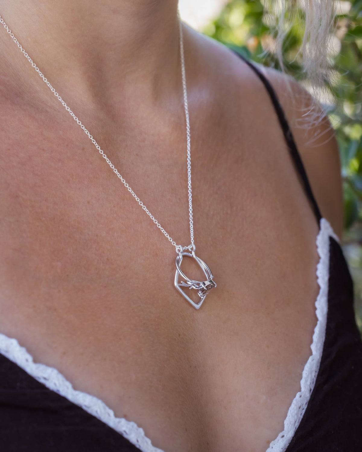 "Artemis" Ring Keeper Necklace