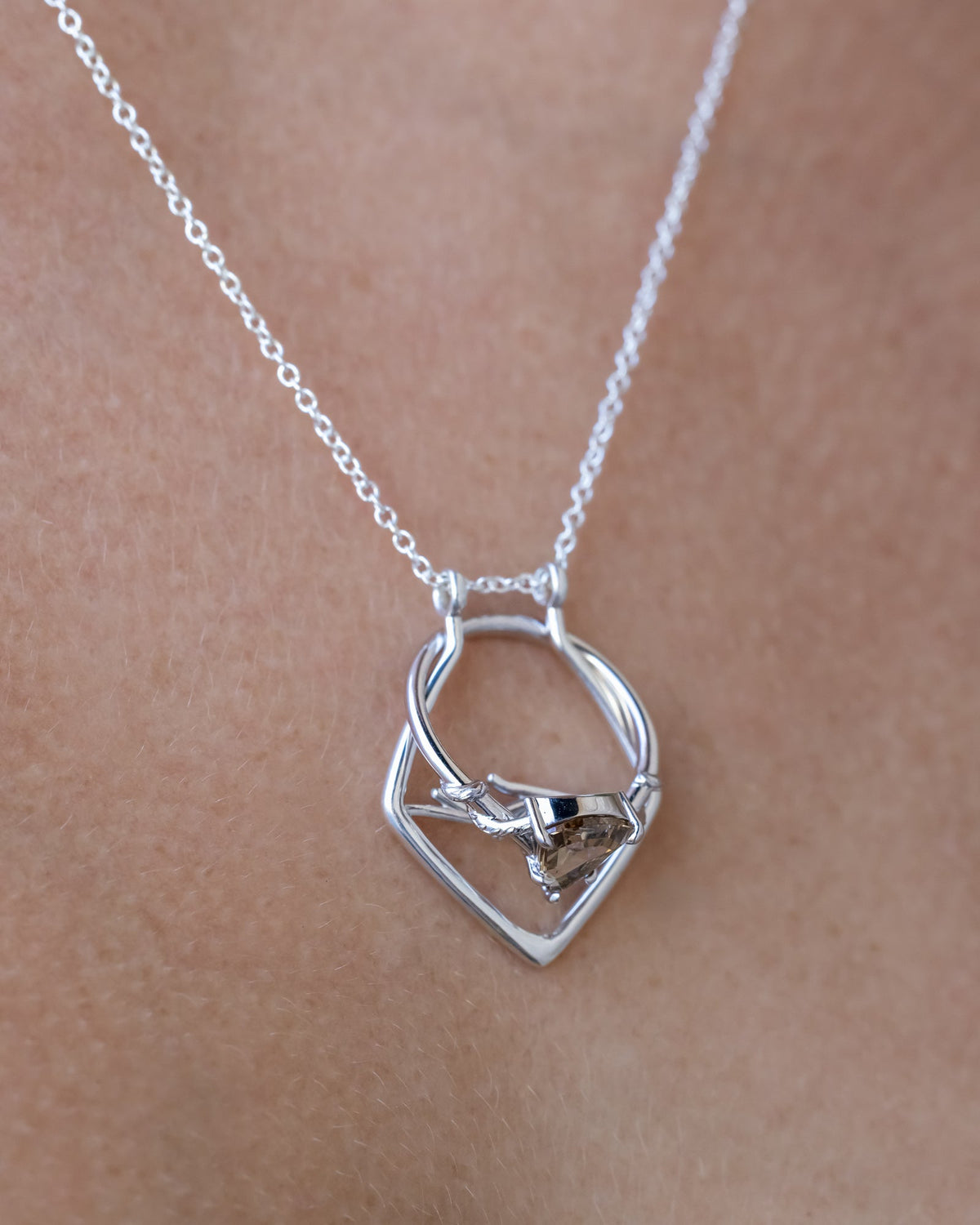 "Artemis" Ring Keeper Necklace